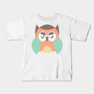 Angry little owl Kids T-Shirt